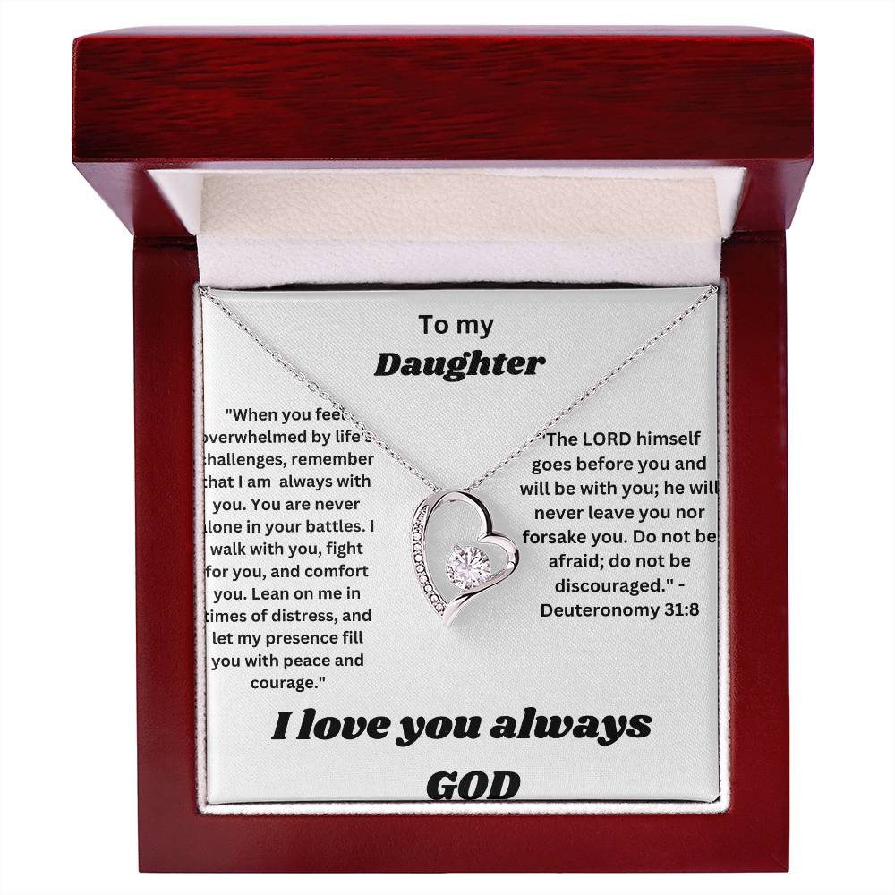 To my daughter-Forever Love Necklace