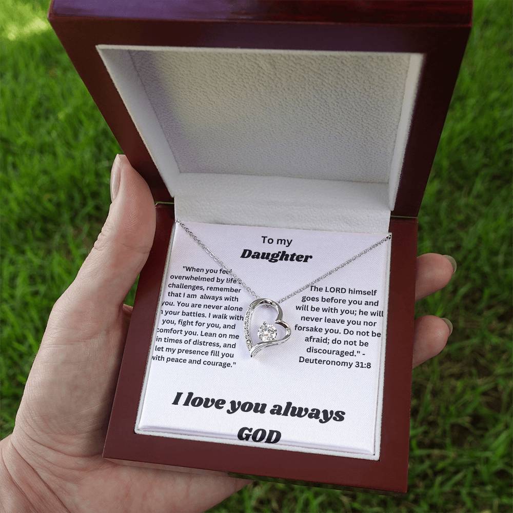 To my daughter-Forever Love Necklace