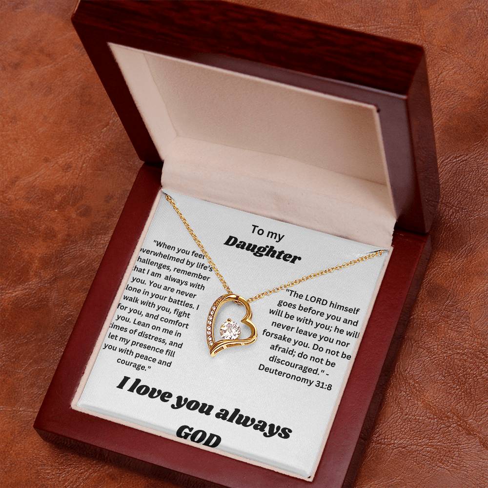 To my daughter-Forever Love Necklace