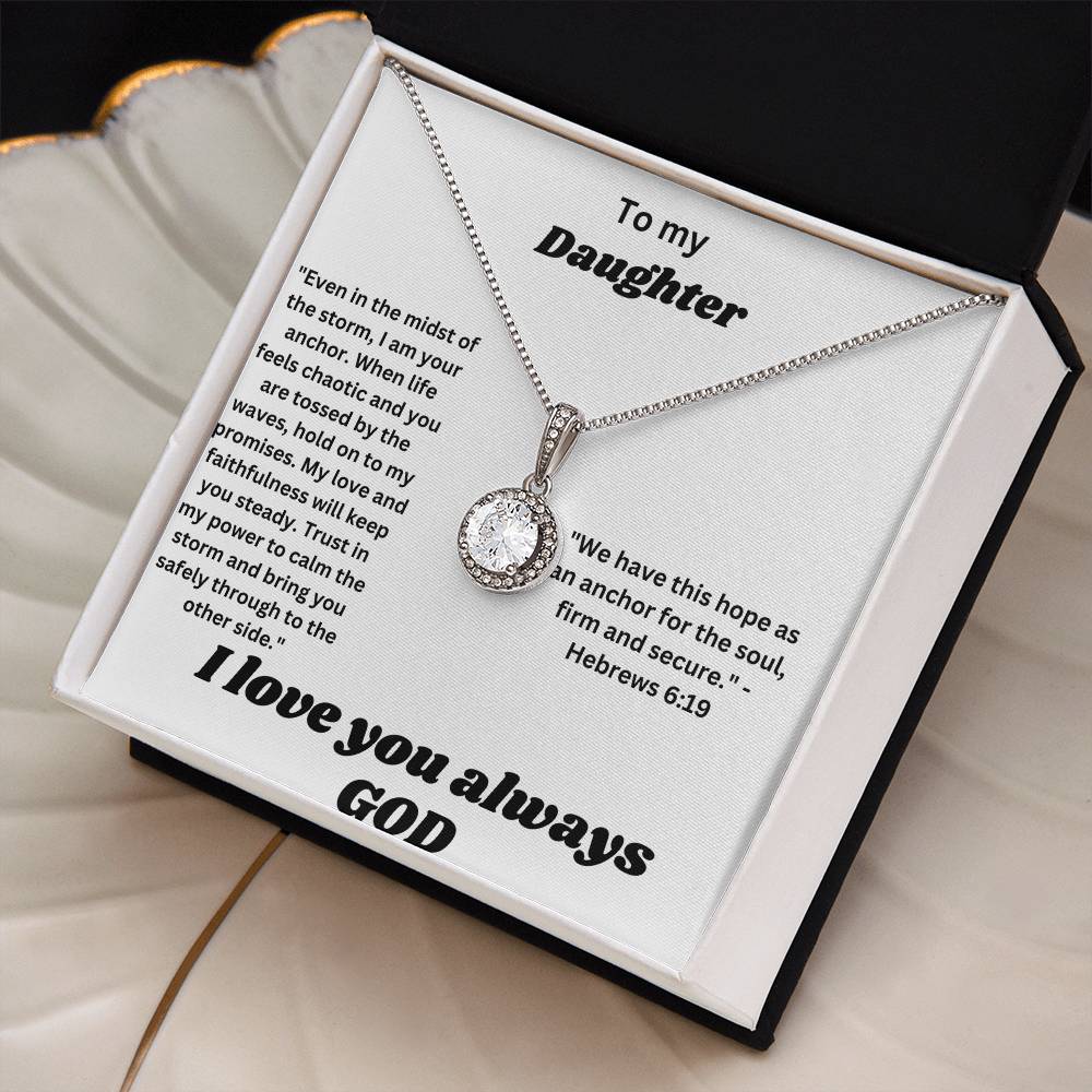 To my daughter-Eternal Hope Necklace