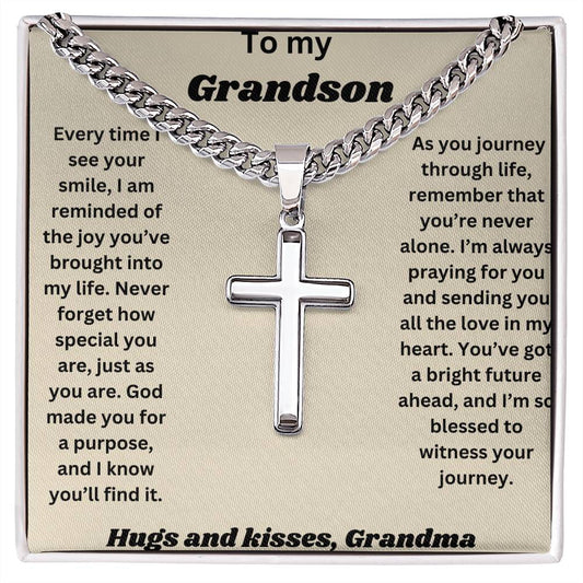 To my Grandson-Artisan Cuban cross