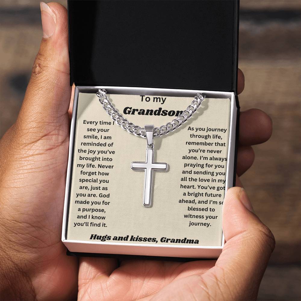 To my Grandson-Artisan Cuban cross