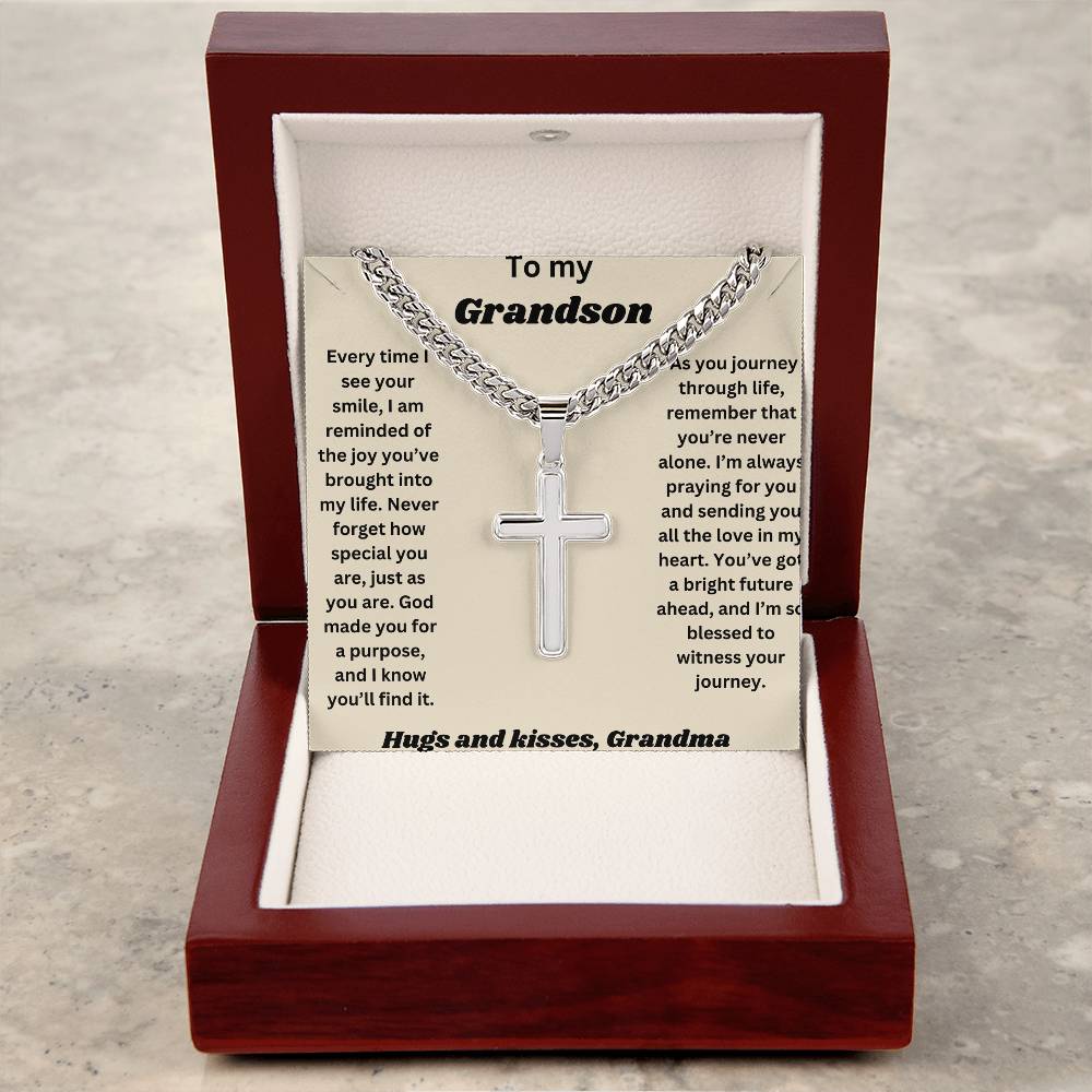 To my Grandson-Artisan Cuban cross