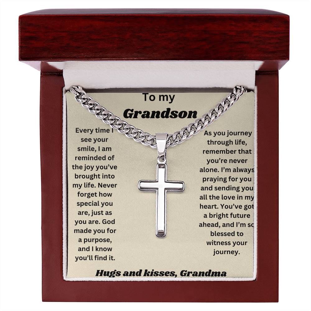 To my Grandson-Artisan Cuban cross