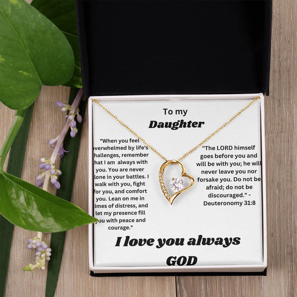 To my daughter-Forever Love Necklace